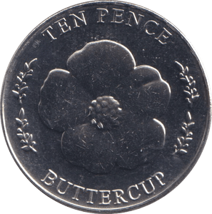 2022 TEN PENCE BUTTER CUP GREAT BRITAIN FLOWERS - 10p BU - Cambridgeshire Coins