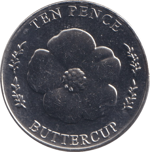 2022 TEN PENCE BUTTER CUP GREAT BRITAIN FLOWERS - 10p BU - Cambridgeshire Coins