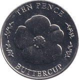 2022 TEN PENCE BUTTER CUP GREAT BRITAIN FLOWERS - 10p BU - Cambridgeshire Coins