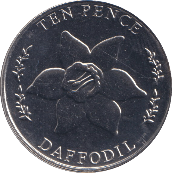 2022 TEN PENCE DAFFODIL GREAT BRITAIN FLOWERS - 10p BU - Cambridgeshire Coins