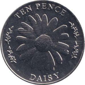 2022 TEN PENCE DAISY GREAT BRITAIN FLOWERS - 10p BU - Cambridgeshire Coins