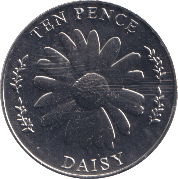 2022 TEN PENCE DAISY GREAT BRITAIN FLOWERS - 10p BU - Cambridgeshire Coins