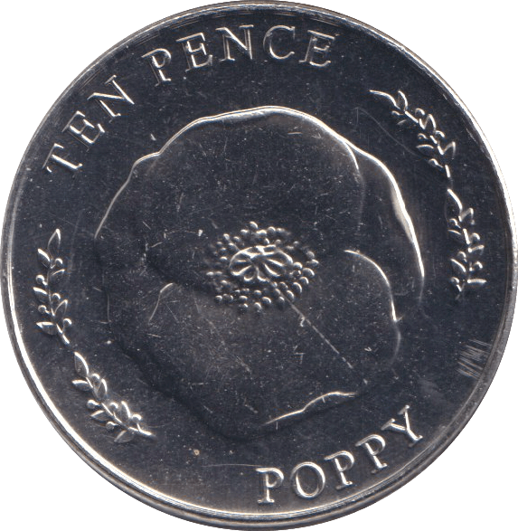 2022 TEN PENCE POPPY GREAT BRITAIN FLOWERS - 10p BU - Cambridgeshire Coins