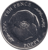 2022 TEN PENCE POPPY GREAT BRITAIN FLOWERS - 10p BU - Cambridgeshire Coins