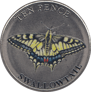 2022 TEN PENCE WILD COLLECTION SWALLOTAIL - WORLD COINS - Cambridgeshire Coins