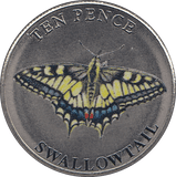 2022 TEN PENCE WILD COLLECTION SWALLOTAIL - WORLD COINS - Cambridgeshire Coins