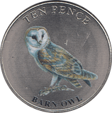 2022 TEN PENCE WILDLIFE COLLECTION BARN OWL - WORLD COINS - Cambridgeshire Coins