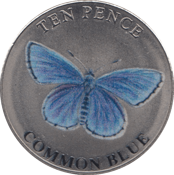 2022 TEN PENCE WILDLIFE COLLECTION COMMON BLUE - WORLD COINS - Cambridgeshire Coins