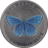 2022 TEN PENCE WILDLIFE COLLECTION COMMON BLUE - WORLD COINS - Cambridgeshire Coins