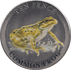 2022 TEN PENCE WILDLIFE COLLECTION COMMON FROG - WORLD COINS - Cambridgeshire Coins