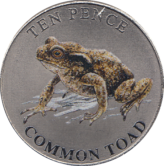 2022 TEN PENCE WILDLIFE COLLECTION COMMON TOAD - W - Cambridgeshire Coins