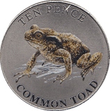 2022 TEN PENCE WILDLIFE COLLECTION COMMON TOAD - W - Cambridgeshire Coins