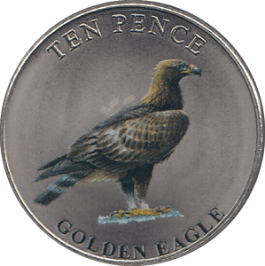 2022 TEN PENCE WILDLIFE COLLECTION GOLDEN EAGLE - WORLD COINS - Cambridgeshire Coins