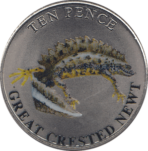 2022 TEN PENCE WILDLIFE COLLECTION GREAT CRESTED NEWT - WORLD COINS - Cambridgeshire Coins