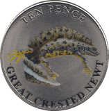 2022 TEN PENCE WILDLIFE COLLECTION GREAT CRESTED NEWT - WORLD COINS - Cambridgeshire Coins