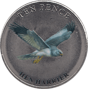 2022 TEN PENCE WILDLIFE COLLECTION HEN HARRIER - WORLD COINS - Cambridgeshire Coins