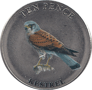 2022 TEN PENCE WILDLIFE COLLECTION KESTREL - WORLD COINS - Cambridgeshire Coins