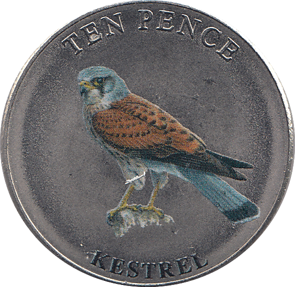 2022 TEN PENCE WILDLIFE COLLECTION KESTREL - WORLD COINS - Cambridgeshire Coins