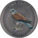 2022 TEN PENCE WILDLIFE COLLECTION KESTREL - WORLD COINS - Cambridgeshire Coins