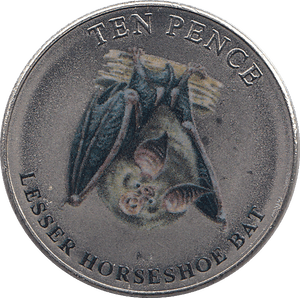 2022 TEN PENCE WILDLIFE COLLECTION LESSER HORSESHOE BAT - WORLD COINS - Cambridgeshire Coins