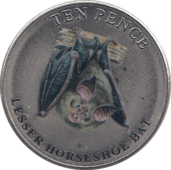 2022 TEN PENCE WILDLIFE COLLECTION LESSER HORSESHOE BAT - WORLD COINS - Cambridgeshire Coins