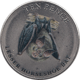 2022 TEN PENCE WILDLIFE COLLECTION LESSER HORSESHOE BAT - WORLD COINS - Cambridgeshire Coins