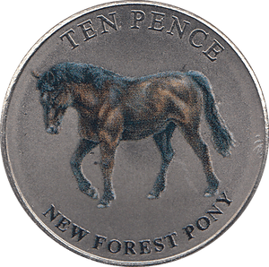 2022 TEN PENCE WILDLIFE COLLECTION NEW FOREST PONY - WORLD COINS - Cambridgeshire Coins