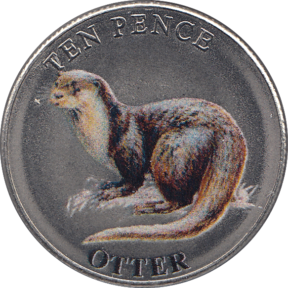2022 TEN PENCE WILDLIFE COLLECTION OTTER - WORLD COINS - Cambridgeshire Coins