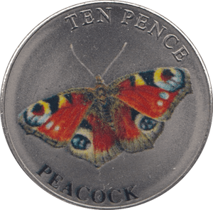 2022 TEN PENCE WILDLIFE COLLECTION PEACOCK - WORLD COINS - Cambridgeshire Coins