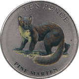 2022 TEN PENCE WILDLIFE COLLECTION PINE MARTEN - WORLD COINS - Cambridgeshire Coins