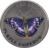 2022 TEN PENCE WILDLIFE COLLECTION PURPLE EMPEROR - WORLD COINS - Cambridgeshire Coins