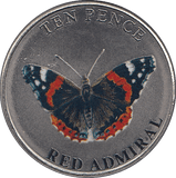 2022 TEN PENCE WILDLIFE COLLECTION RED ADMIRAL - WORLD COINS - Cambridgeshire Coins