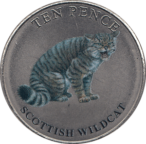 2022 TEN PENCE WILDLIFE COLLECTION SCOTTISH WILDCAT - WORLD COINS - Cambridgeshire Coins