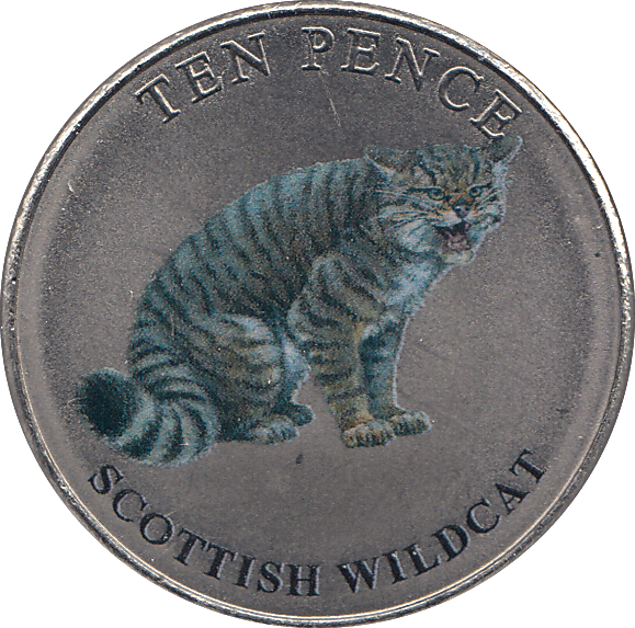 2022 TEN PENCE WILDLIFE COLLECTION SCOTTISH WILDCAT - WORLD COINS - Cambridgeshire Coins