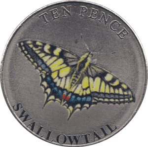 2022 TEN PENCE WILDLIFE COLLECTION SWALLOWTAIL - WORLD COINS - Cambridgeshire Coins