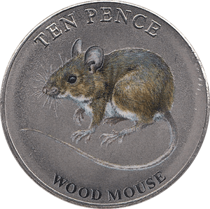 2022 TEN PENCE WILDLIFE COLLECTION WOOD MOUSE - WORLD COINS - Cambridgeshire Coins