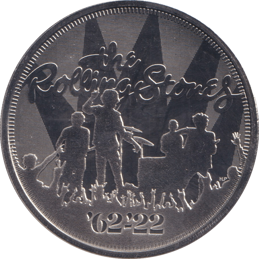 2022 THE ROLLING STONES FIVE POUNDS ( BU ) - SILVER PROOF - Cambridgeshire Coins