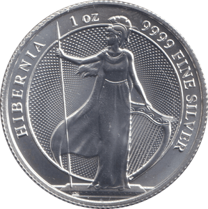 2022 TWO DOLLARS SILVER PROOF HIBERNIA - SILVER WORLD COINS - Cambridgeshire Coins