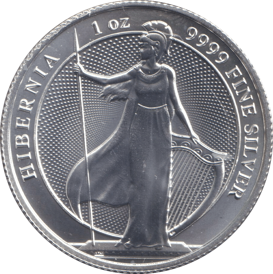 2022 TWO DOLLARS SILVER PROOF HIBERNIA - SILVER WORLD COINS - Cambridgeshire Coins