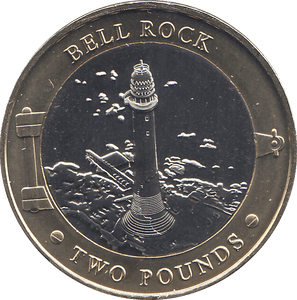 2022 TWO POUNDS BELL ROCK LIGHTHOUSE ( BU ) - WORLD COINS - Cambridgeshire Coins