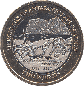 2022 TWO POUNDS HEROIC AGE OF ANTARCTIC EXPLORATION ( BU ) - WORLD COINS - Cambridgeshire Coins