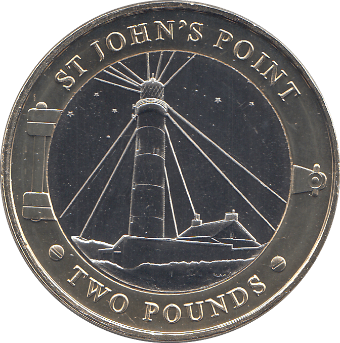 2022 TWO POUNDS ST JOHNS POINT LIGHTHOUSE ( BU ) - WORLD COINS - Cambridgeshire Coins