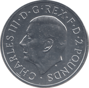 2023 1 OZ FINE SILVER 999 PROOF MERLIN 2 POUNDS - SILVER WORLD COINS - Cambridgeshire Coins