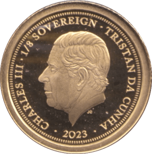 2023 22CT GOLD PLATINUM JUBILEE 1/8TH SOVEREIGN ( PROOF ) - GOLD WORLD COINS - Cambridgeshire Coins