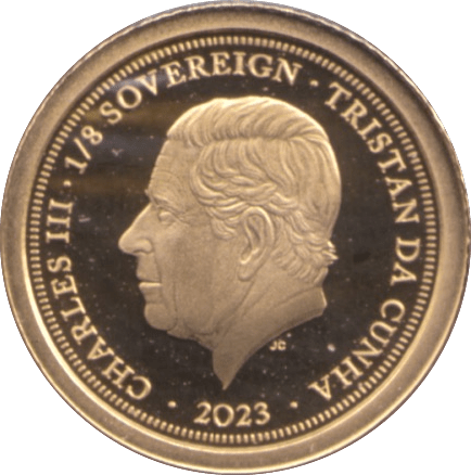 2023 22CT GOLD PLATINUM JUBILEE 1/8TH SOVEREIGN ( PROOF ) - GOLD WORLD COINS - Cambridgeshire Coins