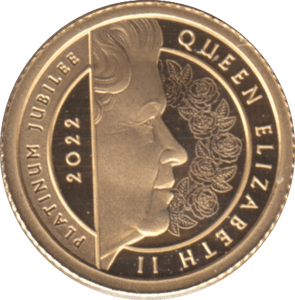 2023 22CT GOLD PLATINUM JUBILEE 1/8TH SOVEREIGN ( PROOF ) - GOLD WORLD COINS - Cambridgeshire Coins