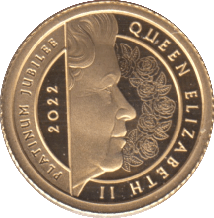 2023 22CT GOLD PLATINUM JUBILEE 1/8TH SOVEREIGN ( PROOF ) - GOLD WORLD COINS - Cambridgeshire Coins