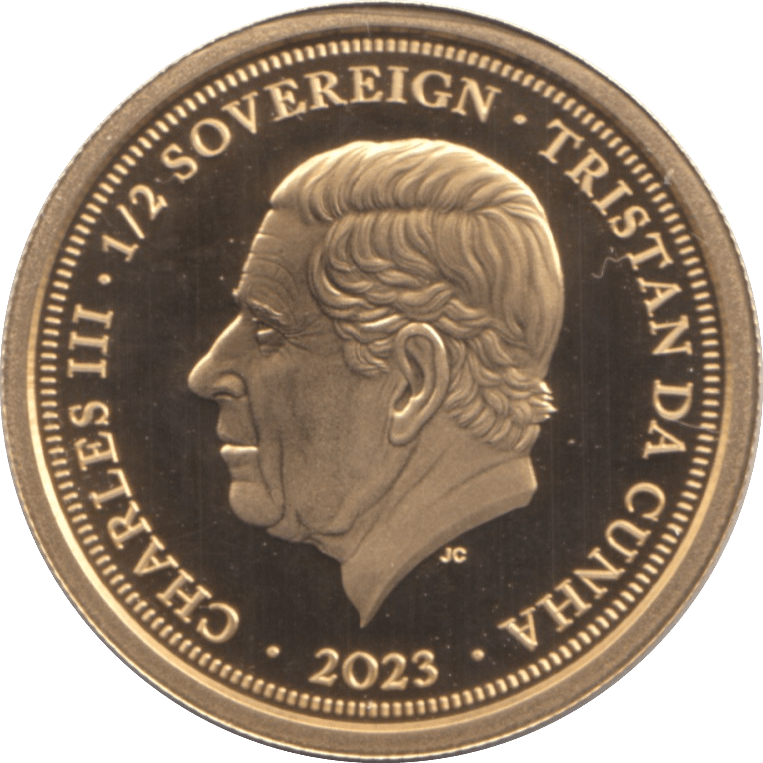 2023 22CT GOLD QUEEN ELIZABETH II IN MEMORIAM 1/2OZ SOVEREIGN ( PROOF ) - GOLD WORLD COINS - Cambridgeshire Coins