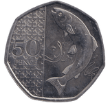 2023 50 PENCE ATLANTIC SALMON ( UNC ) - WORLD COINS - Cambridgeshire Coins