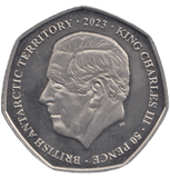 2023 50 PENCE BUCKINGHAM PALACE KING CHARLES III - WORLD COINS - Cambridgeshire Coins